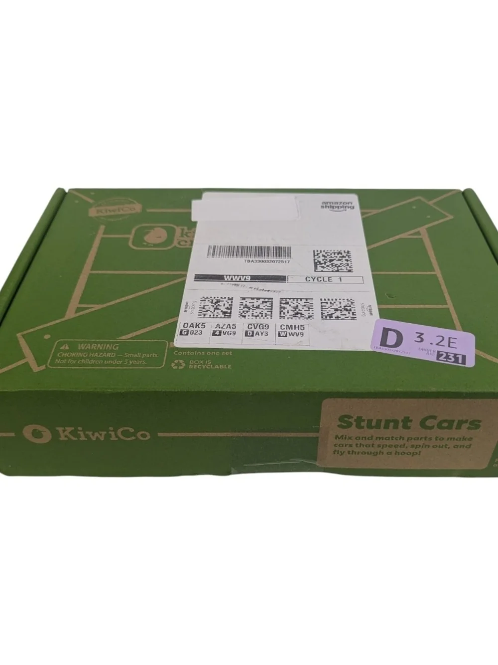 Kiwi & Co Stunt Car Kit Green Age 6+
